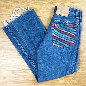 Levi’s 517 Women’s Cropped Jeans Raw Hem